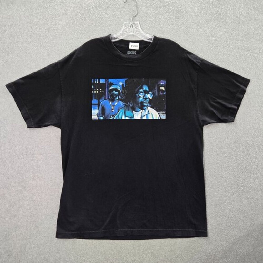 DGK Men Shirt XL Black Illest in Nebraska Logo Graphic Crew Neck Pullover‎ Tee